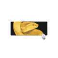 Yellow Snake Print Extended Mouse Pad