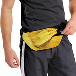 Yellow Snake Print Fanny Pack