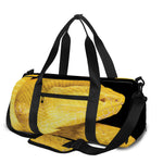 Yellow Snake Print Gym Bag