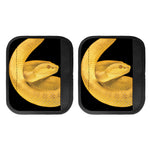 Yellow Snake Print Handle Covers