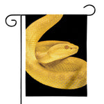 Yellow Snake Print House Flag