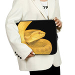 Yellow Snake Print Laptop Sleeve