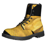 Yellow Snake Print Backpack