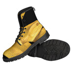 Yellow Snake Print Backpack