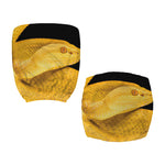 Yellow Snake Print Office Chair Cover