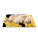 Yellow Snake Print Pet Cooling Mat Cover