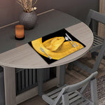 Yellow Snake Print Placemat