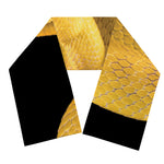 Yellow Snake Print Scarf