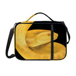 Yellow Snake Print Shoulder Strap Bible Bag