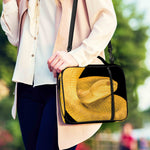Yellow Snake Print Shoulder Strap Bible Bag