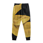Yellow Snake Print Sweatpants