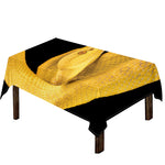 Yellow Snake Print Tablecloth