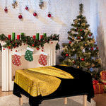 Yellow Snake Print Tablecloth