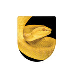 Yellow Snake Print Toilet Lid Cover