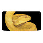 Yellow Snake Print Towel
