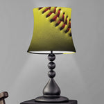 Yellow Softball Ball Print Bell Lamp Shade