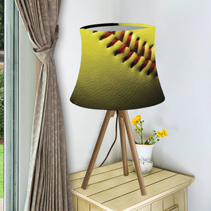 Yellow Softball Ball Print Bell Lamp Shade