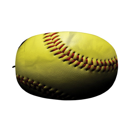 Yellow Softball Ball Print Car Side Mirror Covers