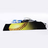 Yellow Softball Ball Print Sports Towel