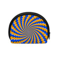 Yellow Spiral Moving Optical Illusion Coin Purse