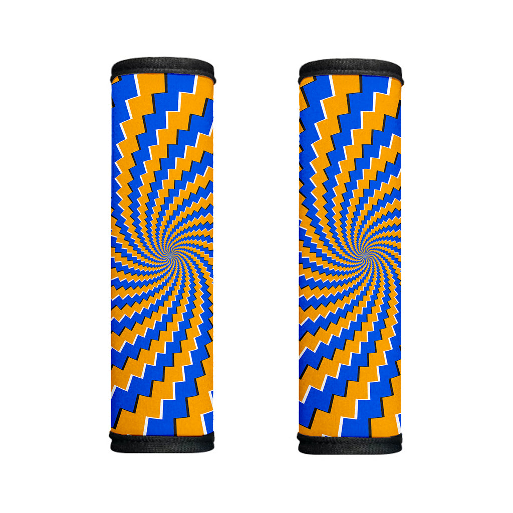 Yellow Spiral Moving Optical Illusion Handle Covers
