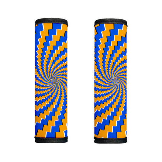 Yellow Spiral Moving Optical Illusion Handle Covers