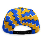 Yellow Spiral Moving Optical Illusion Snapback Cap