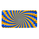Yellow Spiral Moving Optical Illusion Towel