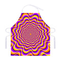 Yellow Splashing Moving Optical Illusion Adjustable Apron