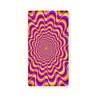 Yellow Splashing Moving Optical Illusion Baby Crib Sheet
