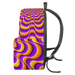 Yellow Splashing Moving Optical Illusion Backpack