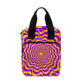 Yellow Splashing Moving Optical Illusion Bible Tote Bag