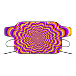 Yellow Splashing Moving Optical Illusion Car Windshield Snow Cover