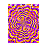 Yellow Splashing Moving Optical Illusion Curtain