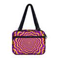 Yellow Splashing Moving Optical Illusion Double Strap Bible Bag