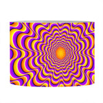Yellow Splashing Moving Optical Illusion Drum Lamp Shade