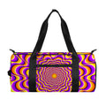 Yellow Splashing Moving Optical Illusion Gym Bag