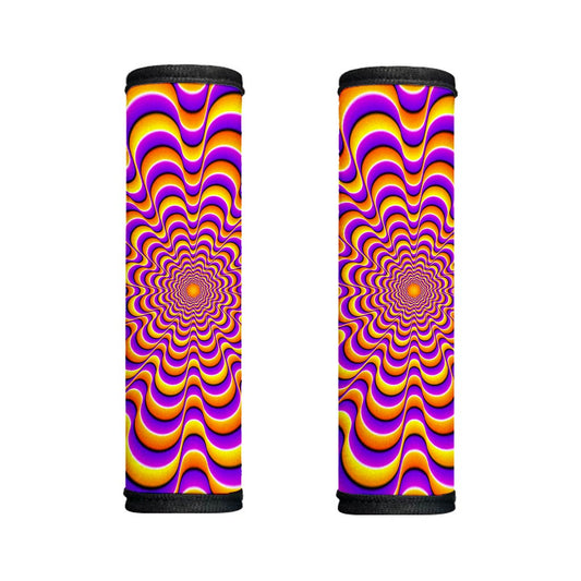 Yellow Splashing Moving Optical Illusion Handle Covers
