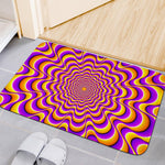 Yellow Splashing Moving Optical Illusion Indoor Door Mat