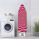 Yellow Splashing Moving Optical Illusion Ironing Board Cover