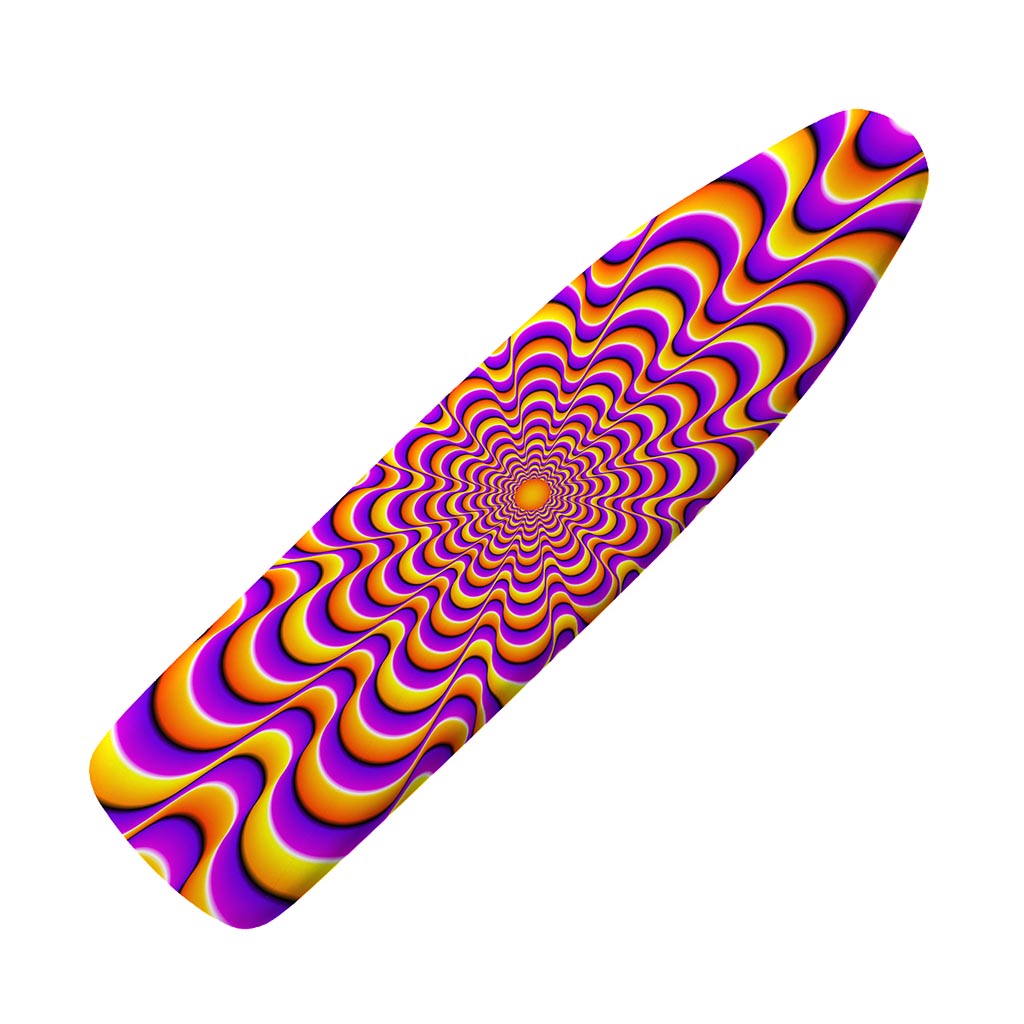 Yellow Splashing Moving Optical Illusion Ironing Board Cover