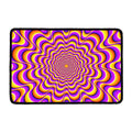 Yellow Splashing Moving Optical Illusion Kitchen Mat