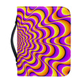 Yellow Splashing Moving Optical Illusion Leather Bible Cover