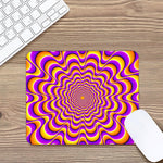 Yellow Splashing Moving Optical Illusion Mouse Pad