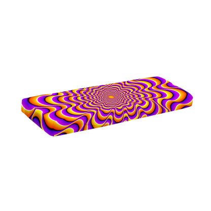 Yellow Splashing Moving Optical Illusion Piano Keyboard Cover