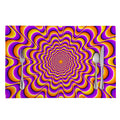 Yellow Splashing Moving Optical Illusion Placemat