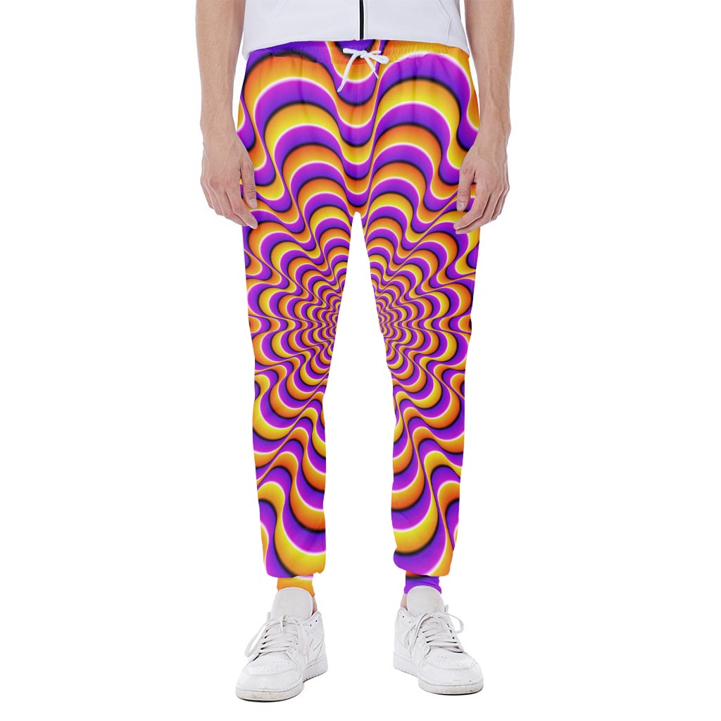 Yellow Splashing Moving Optical Illusion Scuba Joggers