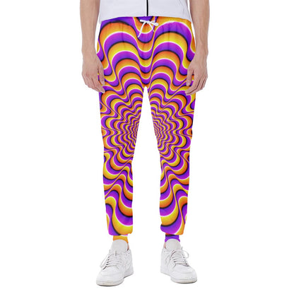 Yellow Splashing Moving Optical Illusion Scuba Joggers