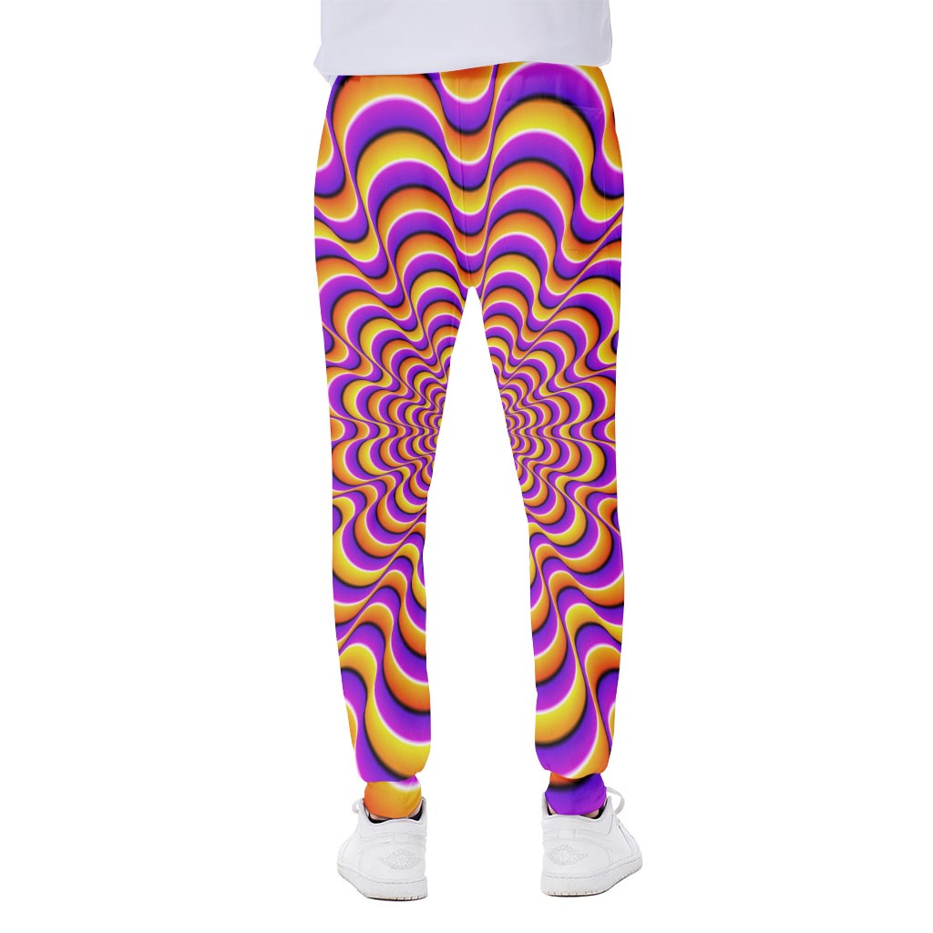 Yellow Splashing Moving Optical Illusion Scuba Joggers