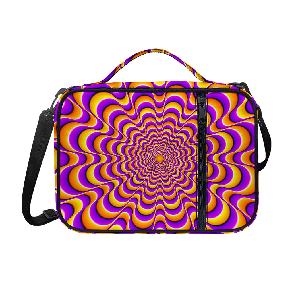 Yellow Splashing Moving Optical Illusion Shoulder Strap Bible Bag